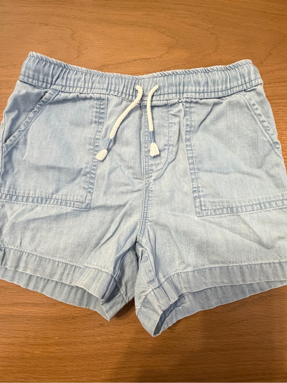 3 for $10 Girls Light Blue Casual Drawstring Shorts